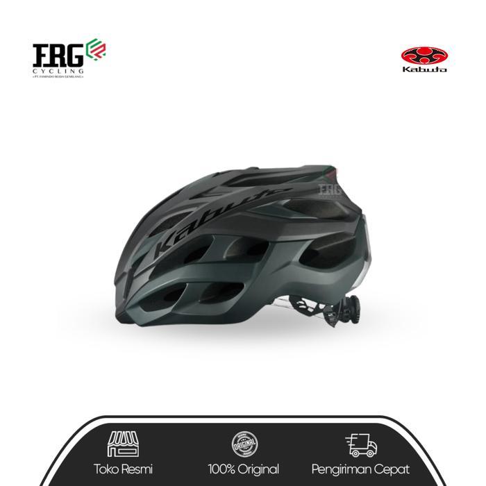 HELM SEPEDA KABUTO VOLZZA - BLACK GUNMENTAL