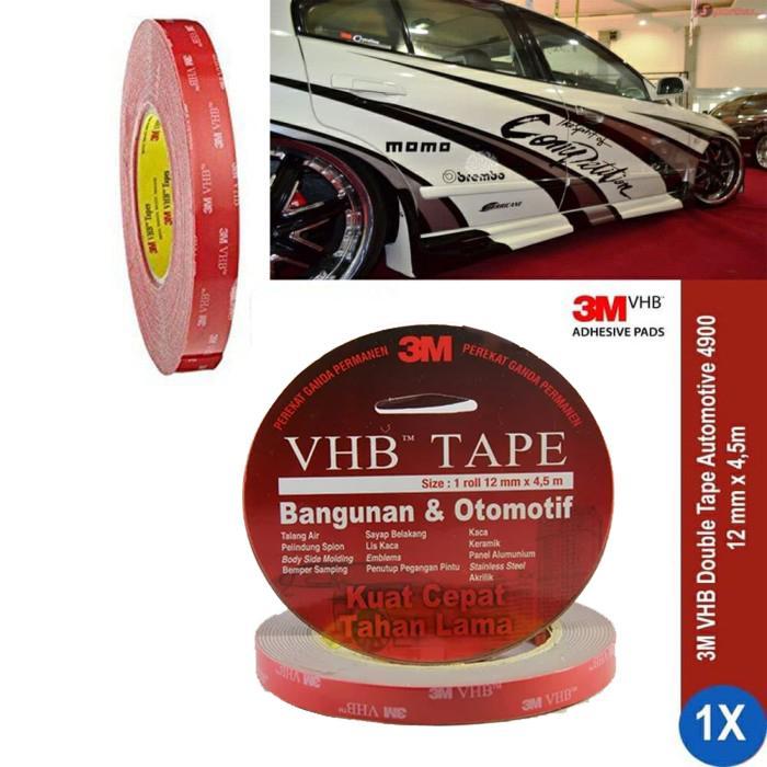 "New" 3M VHB Double Tape Automotive Mobil Motor Double Tape Isolasi Perekat