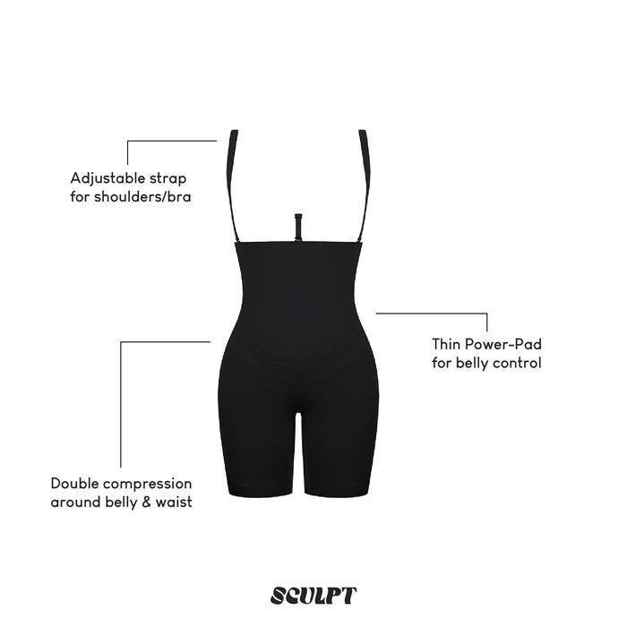 Best Seller Sculpt Lycra-Power Bodysuit Shapewear Corset Seamless (Extreme Compression - Xs-4Xl)