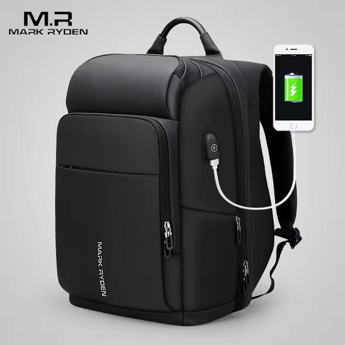 Mr7080X Tas Mark Ryden Laptop 15.6 Usb Travel Kerja Sekolah Mr7080