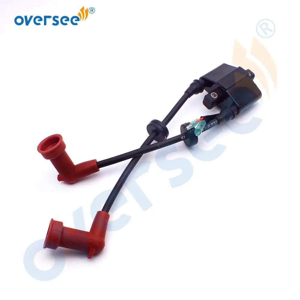 6F5-85570-00 OUTBOARD IGNITION COIL ASSEMBLY FOR YAMAHA OUTBOARD ENGINE PN OUTBOARD MOTOR 6F5-85570