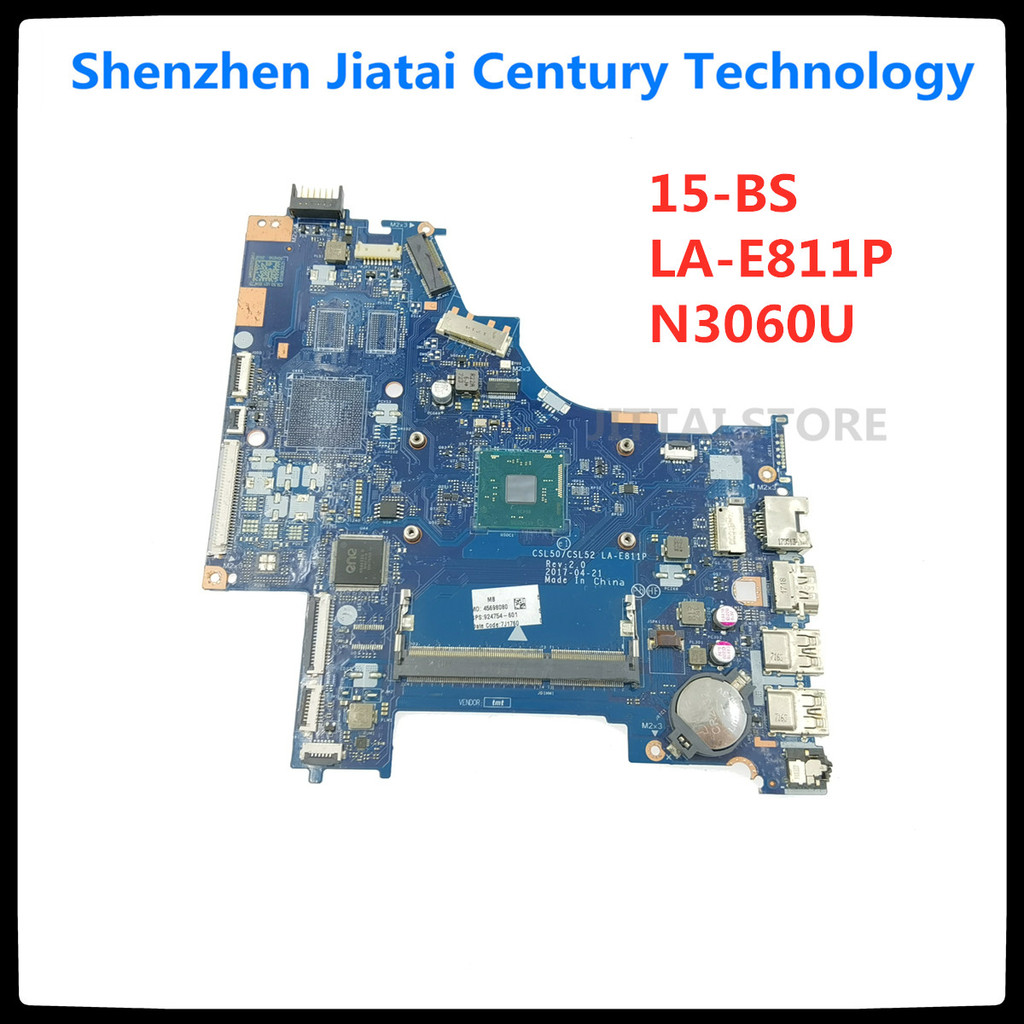 CSL50/CSL52 LA-E811P for HP 15 15-BS Series 15q-bu001TU 15q-bu017TU Laptop Motherboard 939605-601 93