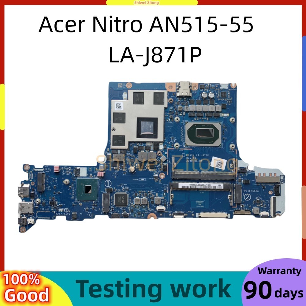 For Acer Nitro 5 AN515 AN517-52 AN515-55 Laptop Motherboard I5 I7-10th GTX1650/GTX1650Ti 4GB Noteboo