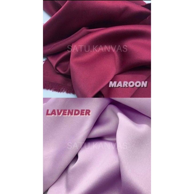 "New" Kain Deluxe SATIN VELVET / kain satin / satin velvet