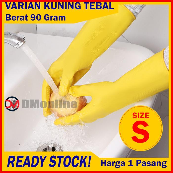 Sarung Tangan Karet Tebal S M L XL Sarung Tangan Latex Cuci Piring / Berkebun