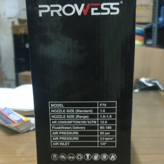 SPRAYGUN SPRAY GUN F75 PROWESS TABUNG ATAS