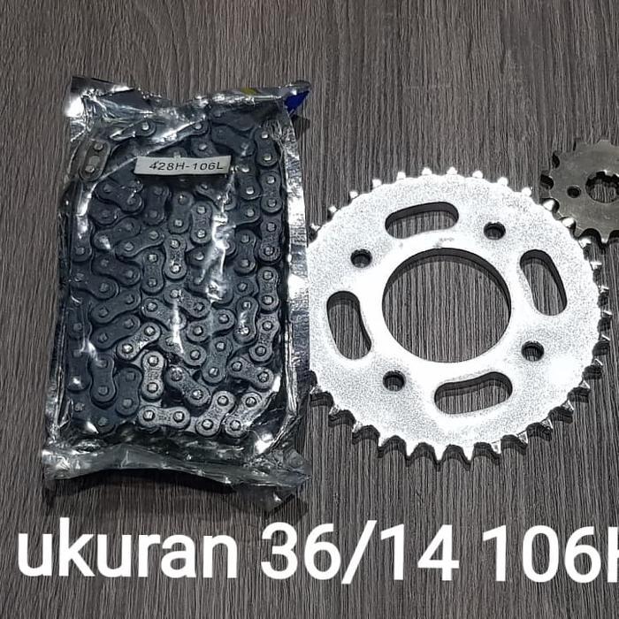 Gear Set Supra Fit New Baja Gold Termurah Langka