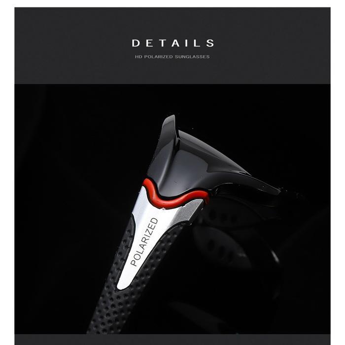 Kacamata Hitam Pria Retro Kacamata Polarized Sepeda Kacamata Wanita