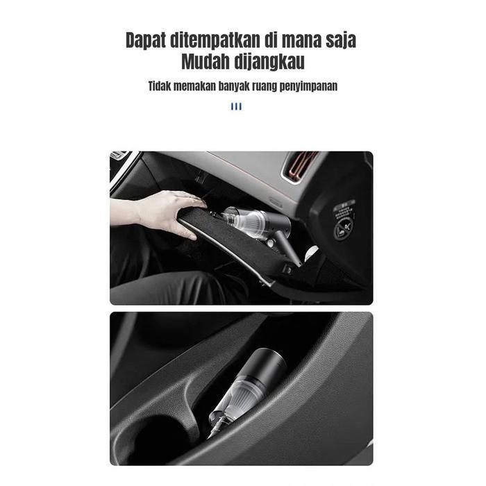 YC-118 Penyedot Debu Rumah 3-IN-1 Penghisap Debu Mobil Wireless Kasur Penyedot Debu Vakum Penyedot