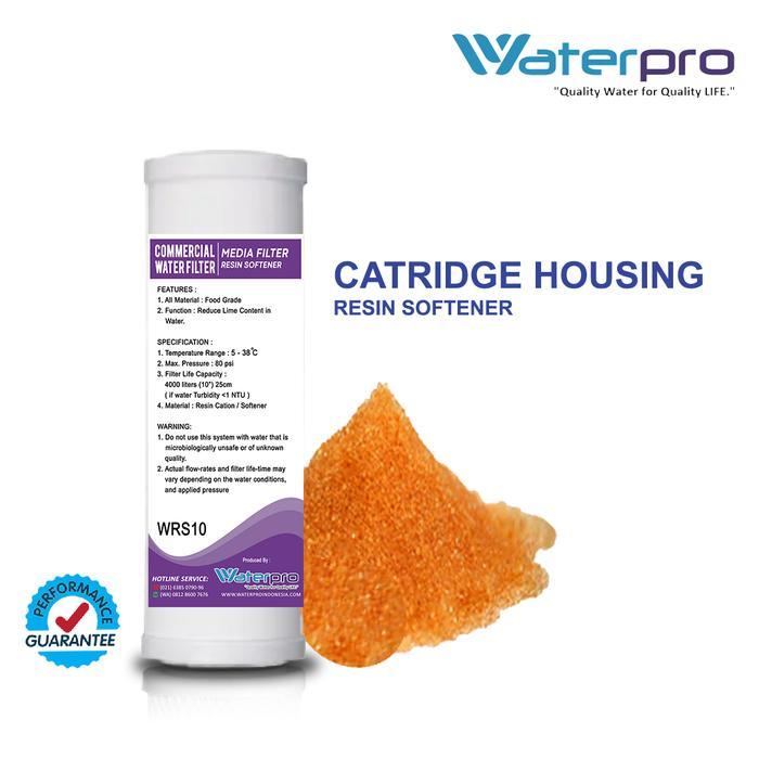 Stok Baru Filter Air Kran Kamar Mandi - Paket 1 Tahap Housing 10 inch untuk Zat Kapur