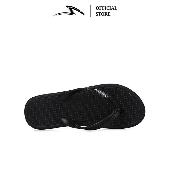 Aerostreet - Sandals 1980 Flip Flop Black White Spe110000008
