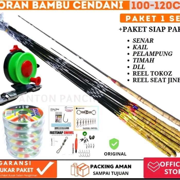 Joran fiber kaku solid bambu cendani