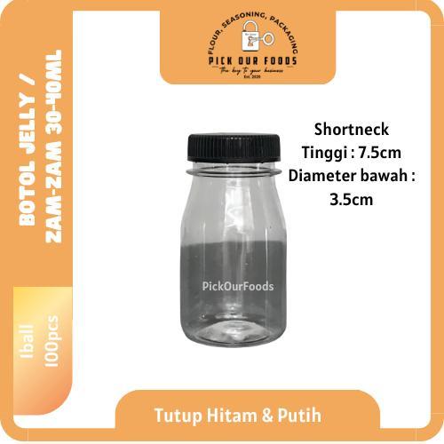 Botol Zam Zam 30ml - 40 ml / Botol Jelly / Botol Saos 30 ml - 40 ml