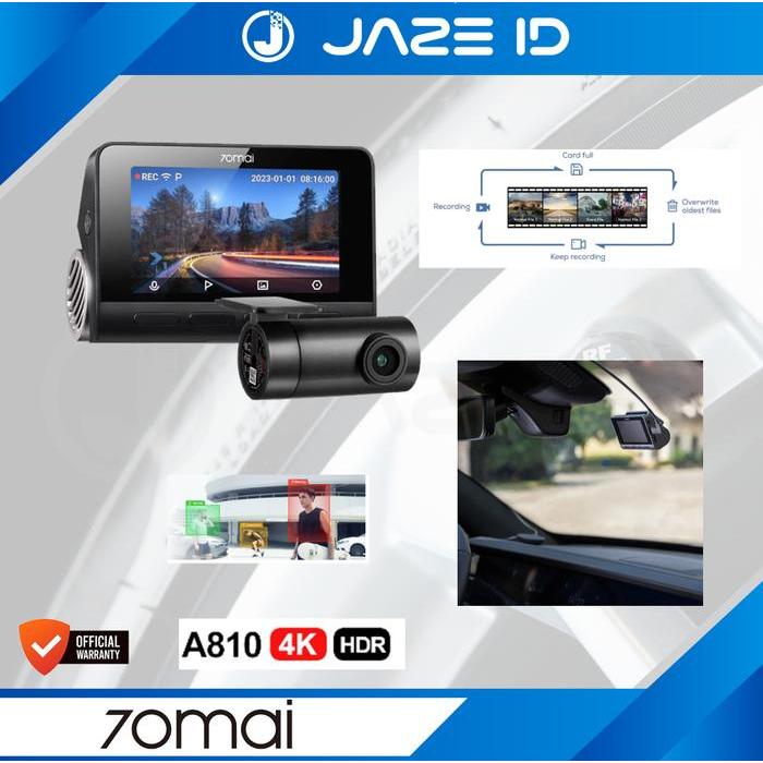 KAMERA MOBIL MODERN 70MAI DASH CAM PRO PLUS A810 AI 4K CAR DVR MOBIL GPS KAMERA CAMERA RESOLUSI