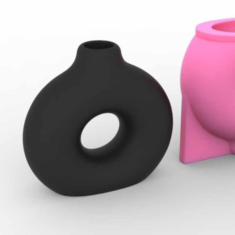 Pot Bunga Cetakan Resin Silikon Cetakan Pengecoran Resin Epoksi Bunga Cetakan Semen Vas Sukulen Ceta