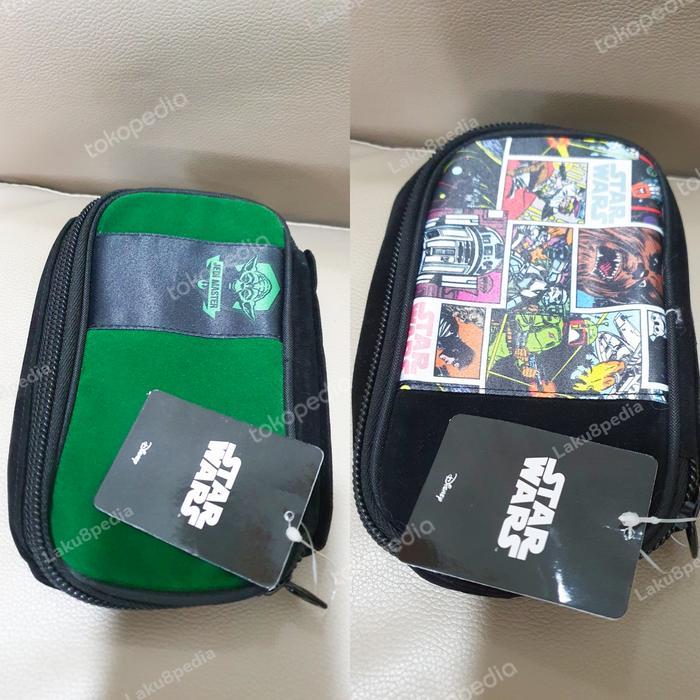 TAS LIPAT ORIGINAL STARWARS ORGANIZER BAG TAS HP TRAVEL DOMPET STAR WARS BIG STYLISH DAN PRAKTIS