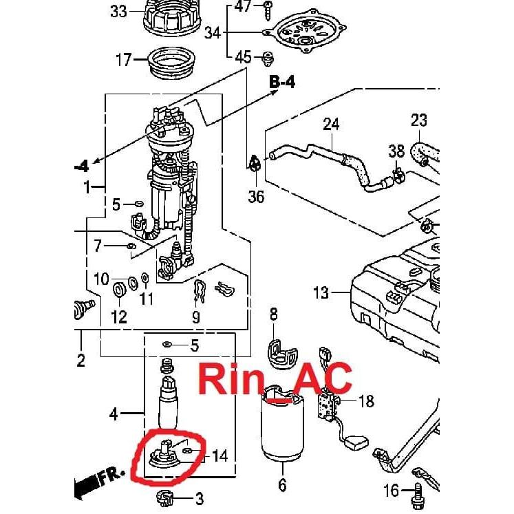 Saringan Filter Pompa Bensin Fuel Pump Teh Celup Jazz Gd3, City Gd8