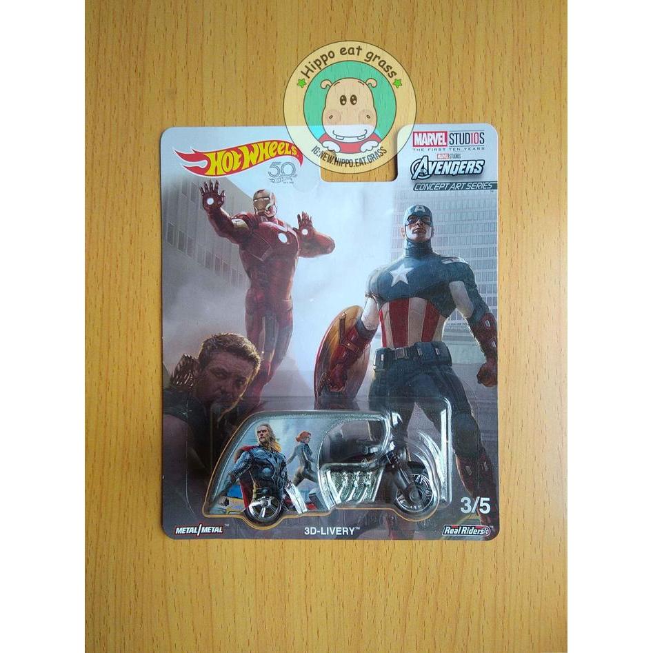 Terbaru Hot Wheels Hotwheels The Avenger 3D Livery