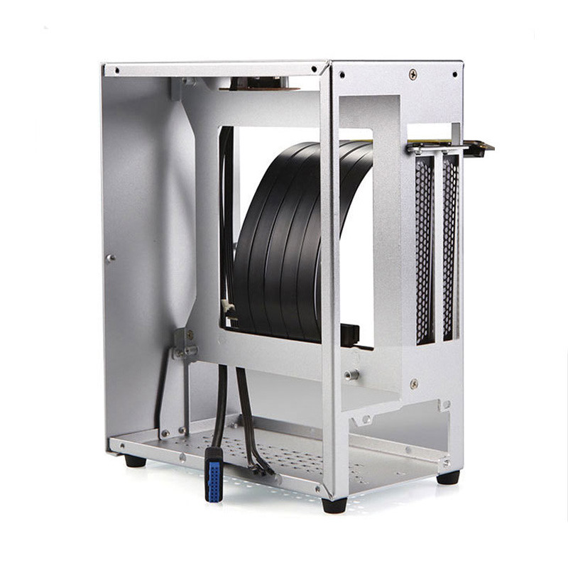 RGEEK A07 Mini ITX PC Case Aluminum HTPC Game Computer Chassis Support Graphics Card RTX2070 I5