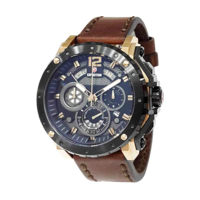Expedition 6402MCLBRBA Jam Tangan Pria - Black Rose Gold