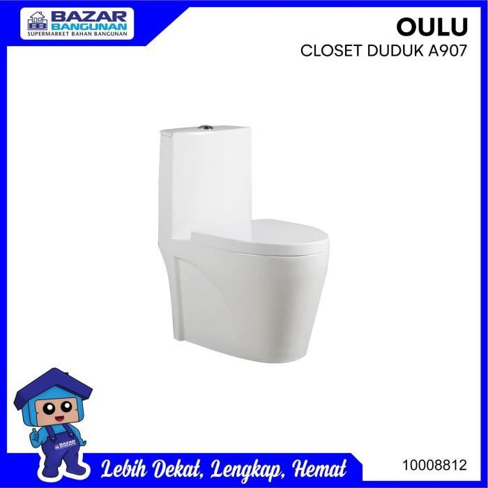 || DISKON / CLOSET / KLOSET / TOILET DUDUK OULU KW1 A 907 A907 GREEN WASHER WHITE ||~~~