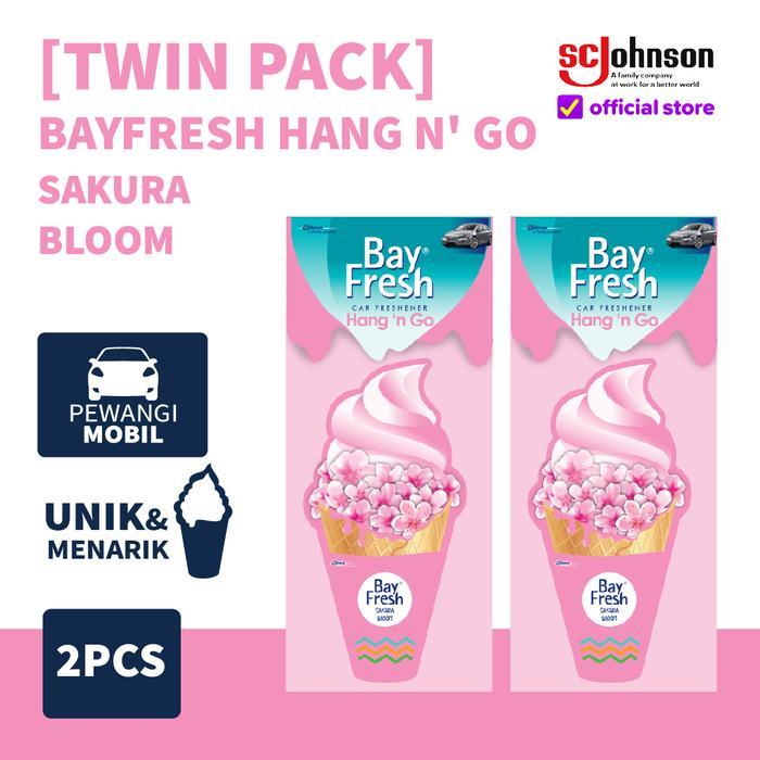 [Twin Pack] Bayfresh Hang N' Go Sakura Bloom
