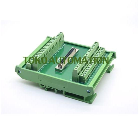 SCSI 68 PIN TERMINAL BLOCK QUICK CONNECTOR DIN RAIL MOUNTING TYPE AY31