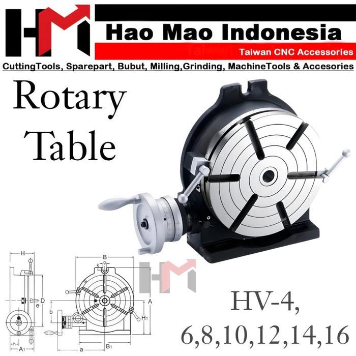 Rotary Table HV-6 Horizontal Vertical Rotary Table for Milling