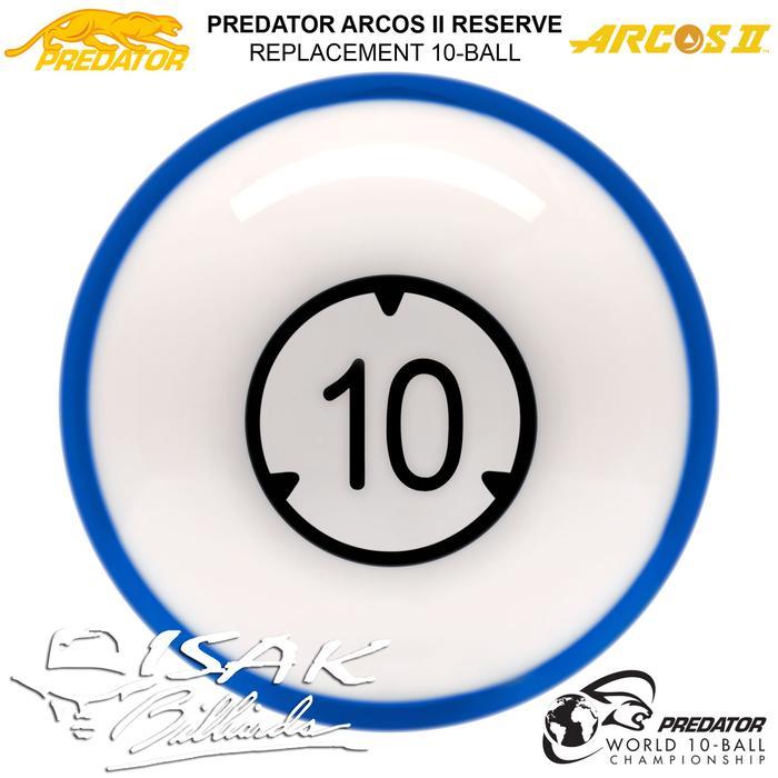 Predator Arcos Ii 10-Ball Replacement Bola Eceran Billiard Pool Asli