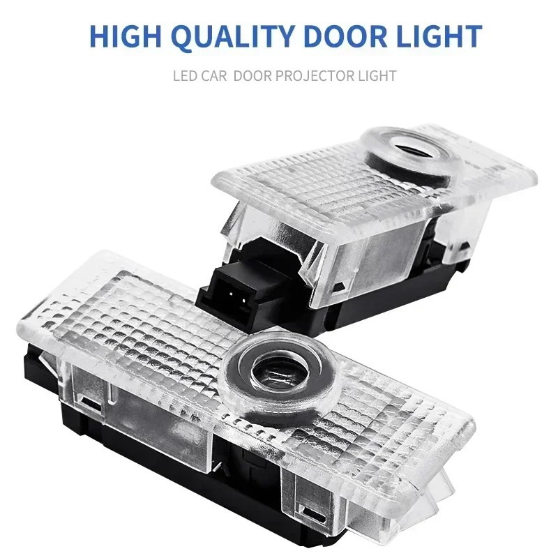 New For BMW M X3 X5 X6 2pcs Car Logo Led Door Light Projector Lamp For BMW 50th M E46 E90 E49 F30