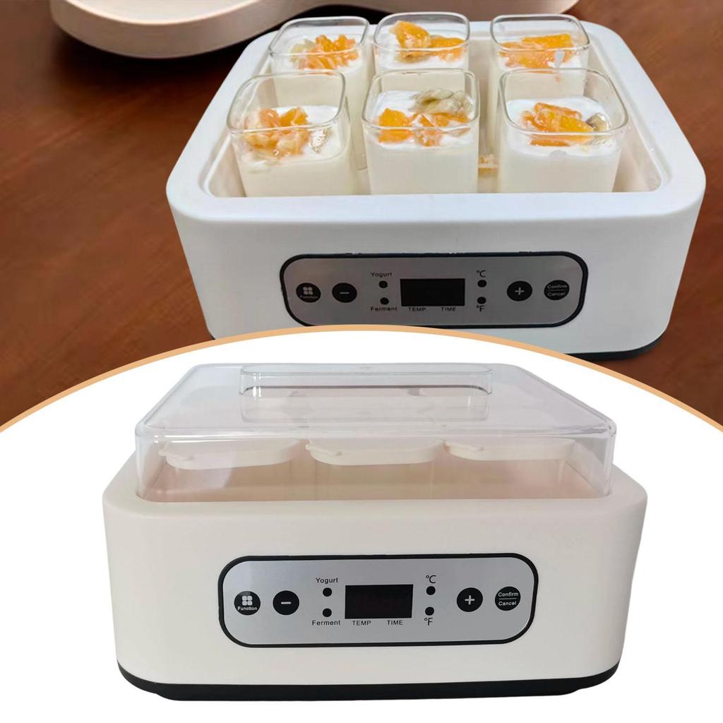 Yogurt Maker Natto Maker Professional with 6 Glass Cups Fermentation Machine
