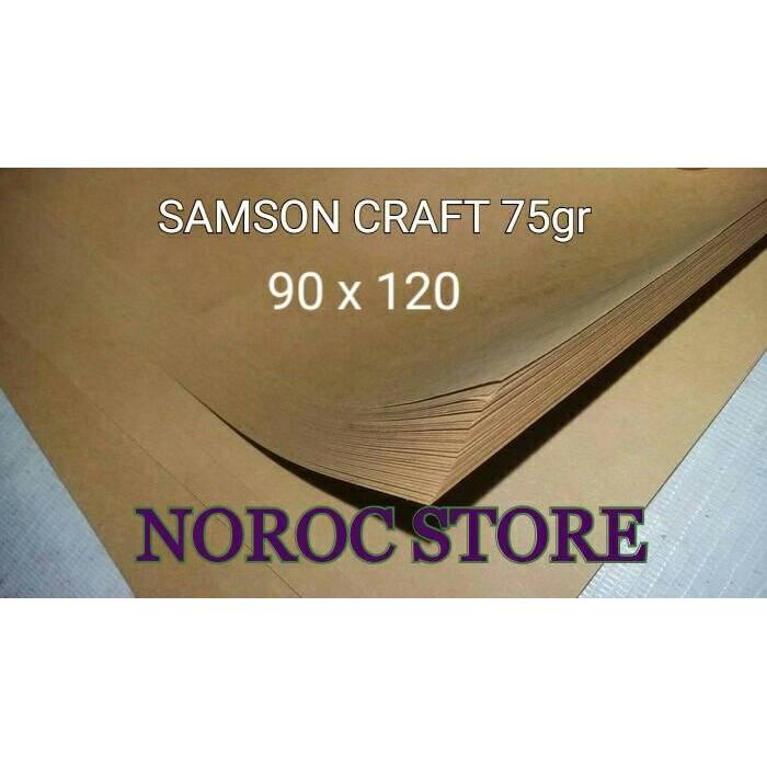 KERTAS SAMSON KRAFT/SAMSON CRAFT/KERTAS PACKING 90x120