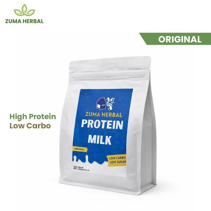 "New" Susu Protein Low Carbo by Zuma Herbal - Tambah Massa Otot 500 Gram