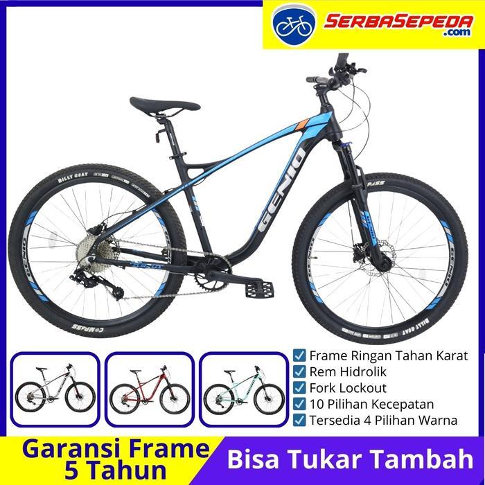Genio M-701 Sepeda Gunung 27.5 Inci Sepeda Mtb Murah Frame Alloy Rem Hidrolik Fork Lockout
