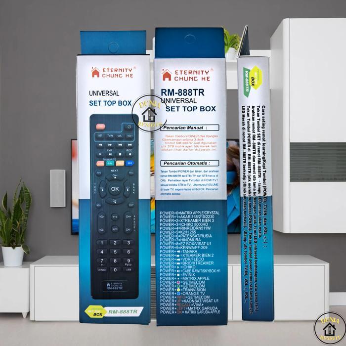 Remote Set Top Box Multi UNIVERSAL DVB-T2 RM-88STB Tanaka, Xtreamer