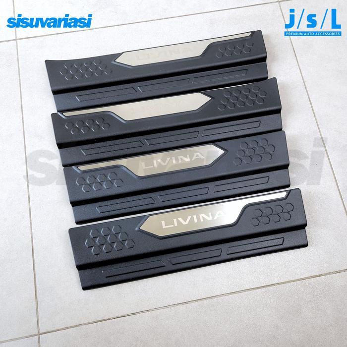 Sillplate / Sill Plate Samping Nissan Livina 2019-Up Activo Sporty Jsl Aksesoris Mobil