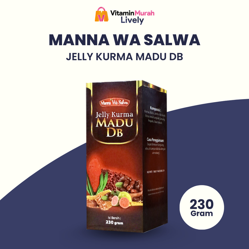 JELLY KURMA MADU DB MANNA WA SALWA ISI 230 Gr
