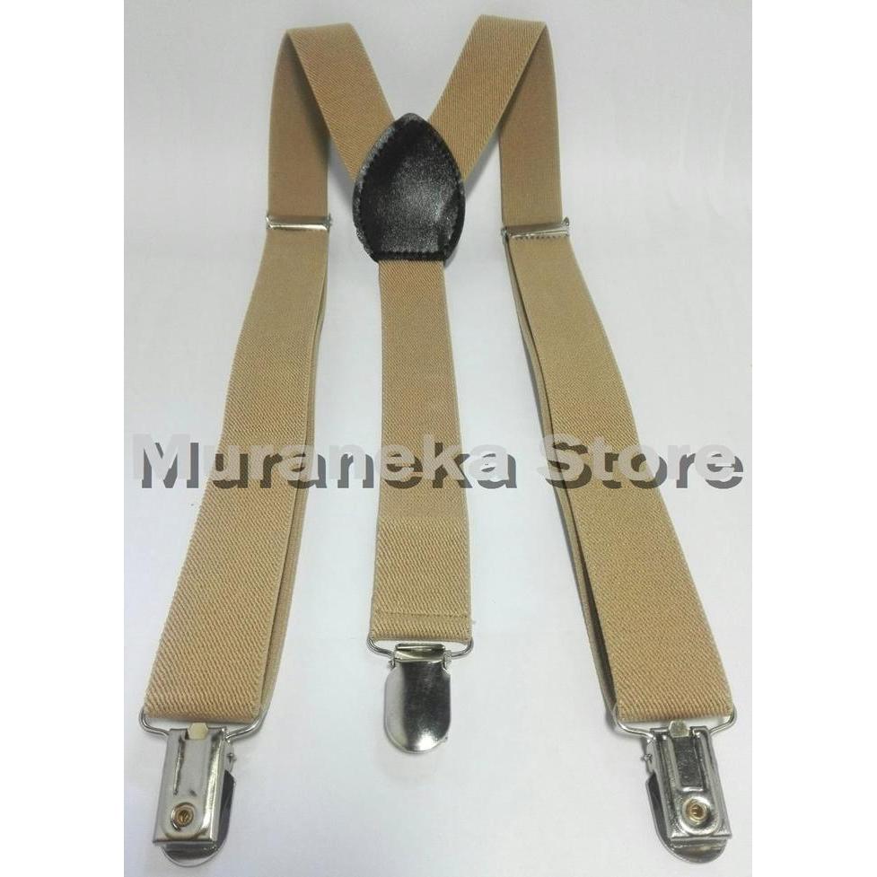 Bretel Suspender Krem Baju Dewasa Polos Tali Kodok Jojon Jeans Denim