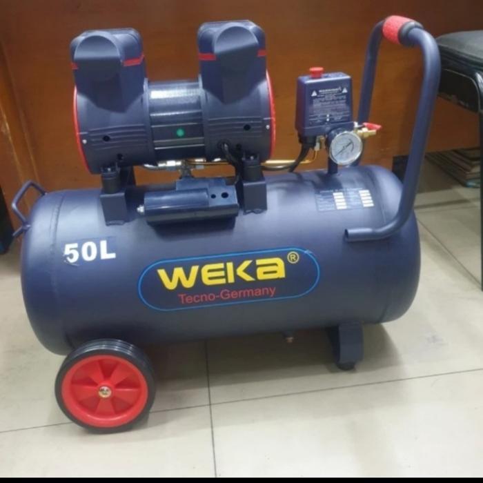 kompresor angin 50 liter.2,5hp silent.  WEKA