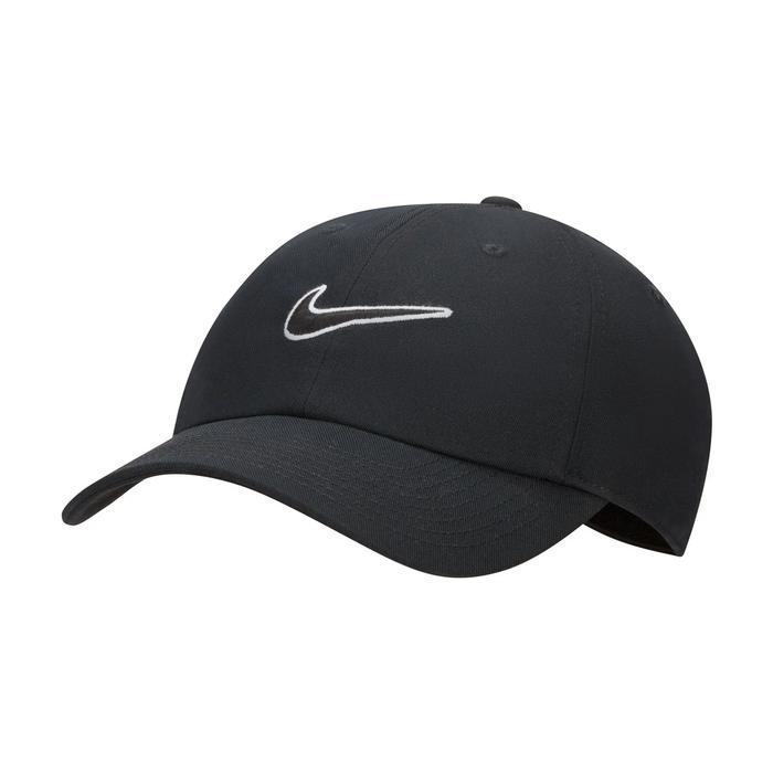 Nike Club Swoosh Cap Hitam Black Cap FB5369-010 Unstructured Hat Hitam Topi Original 100%