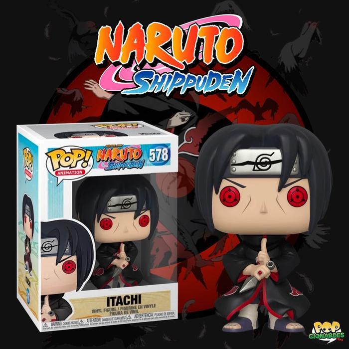 Top Funko POP Naruto Uchiha Itachi Sharingan Akatsuki #578