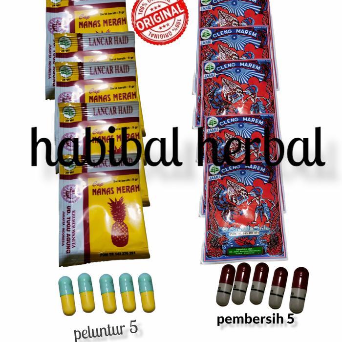 BEST SELLER JAMU TERLAMBAT DATANG BULAN WAYANG + NANAS MERAH JAMU LANCAR HAID