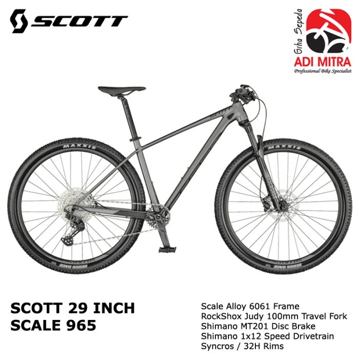 SCOTT Scale 965 [29 Inch] Sepeda MTB 12 Speed