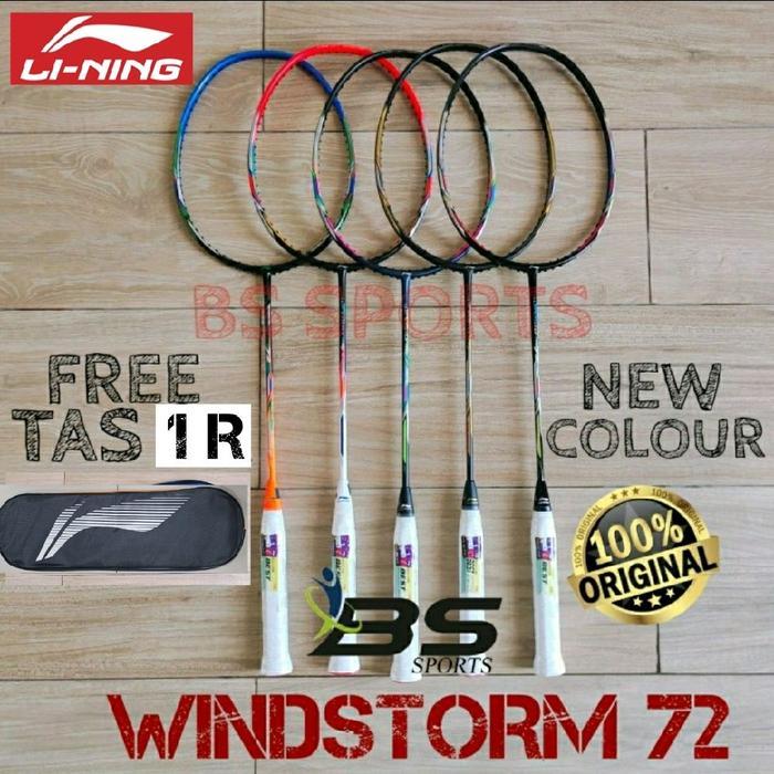 RAKET BADMINTON RAKET LINING WINDSTORM 72 ORIGINAL