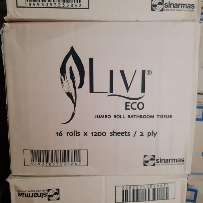 Tissue Livi Eco Jumbo Roll Isi 16 Rolls / Tissue Jrt