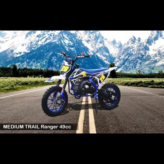Motor Medium Trail New Sk 50Cc Mesin Dua Tak~Mainan Motor Anak