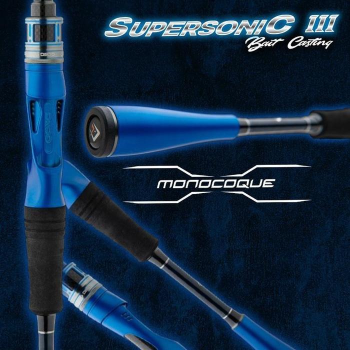 TERLARIS Joran Pancing BC Daido Supersonic III 3 180cm Pro Series Baitcasting (4-12lbs - 10-20lbs)
