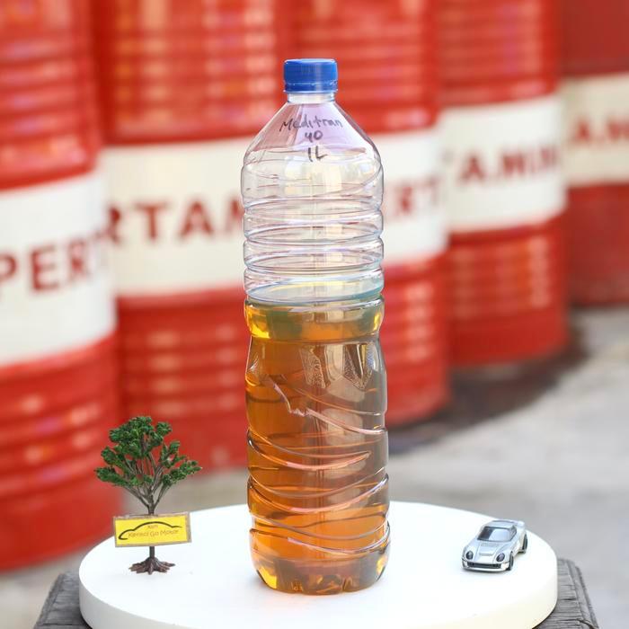 REPACK 1 LITER PERTAMINA MEDITRAN 40 DRUM API CD OLI MOBIL MESIN DIESEL PELUMAS ORIGINAL