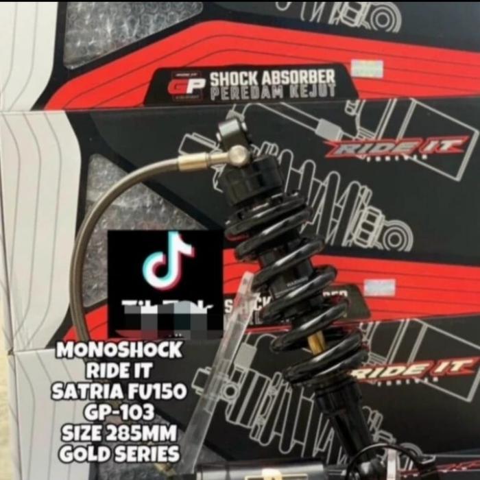 Mono Shock Belakang Tabung Pisah Merek Ride It Satria 150 Fu