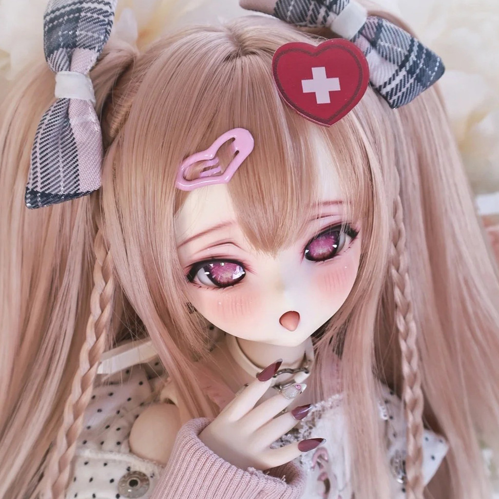 1/4 BJD Doll Peiluo Anime Style Open Mouth Sticking Its Tongue Nude Body Collector Art Doll